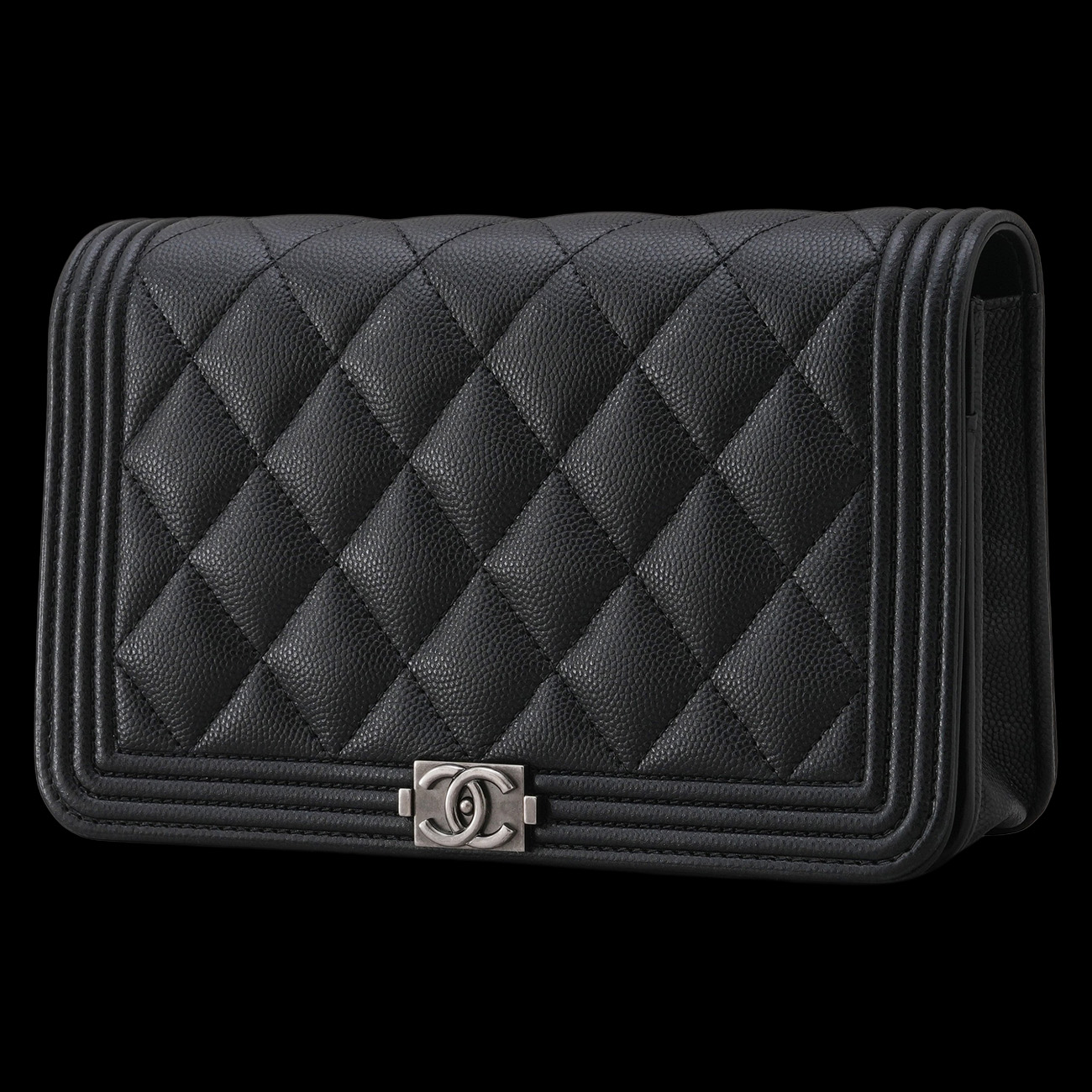 CHANEL(USED)샤넬 캐비어 보이샤넬 WOC