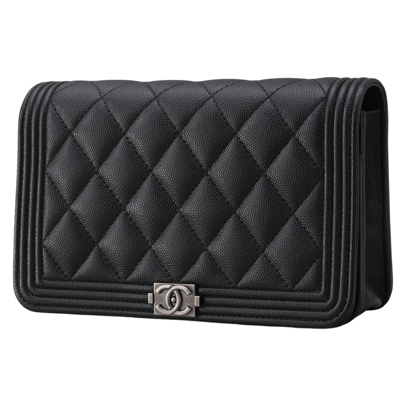 CHANEL(USED)샤넬 캐비어 보이샤넬 WOC