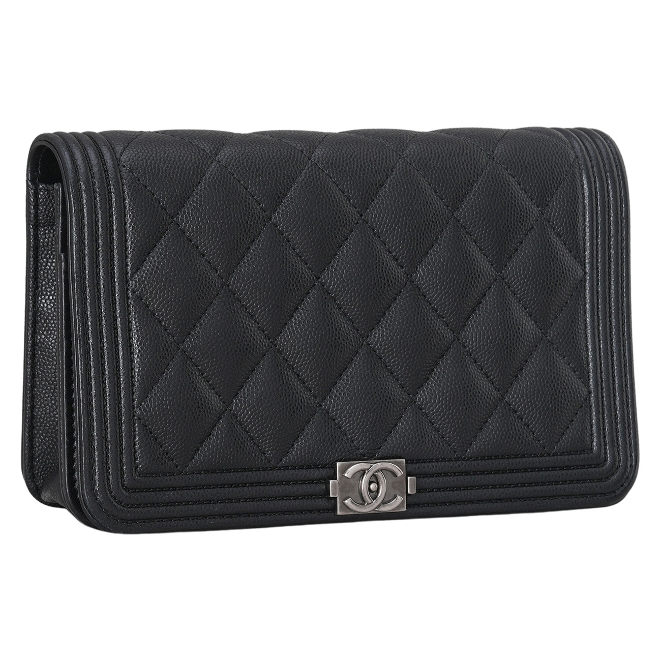 CHANEL(USED)샤넬 캐비어 보이샤넬 WOC