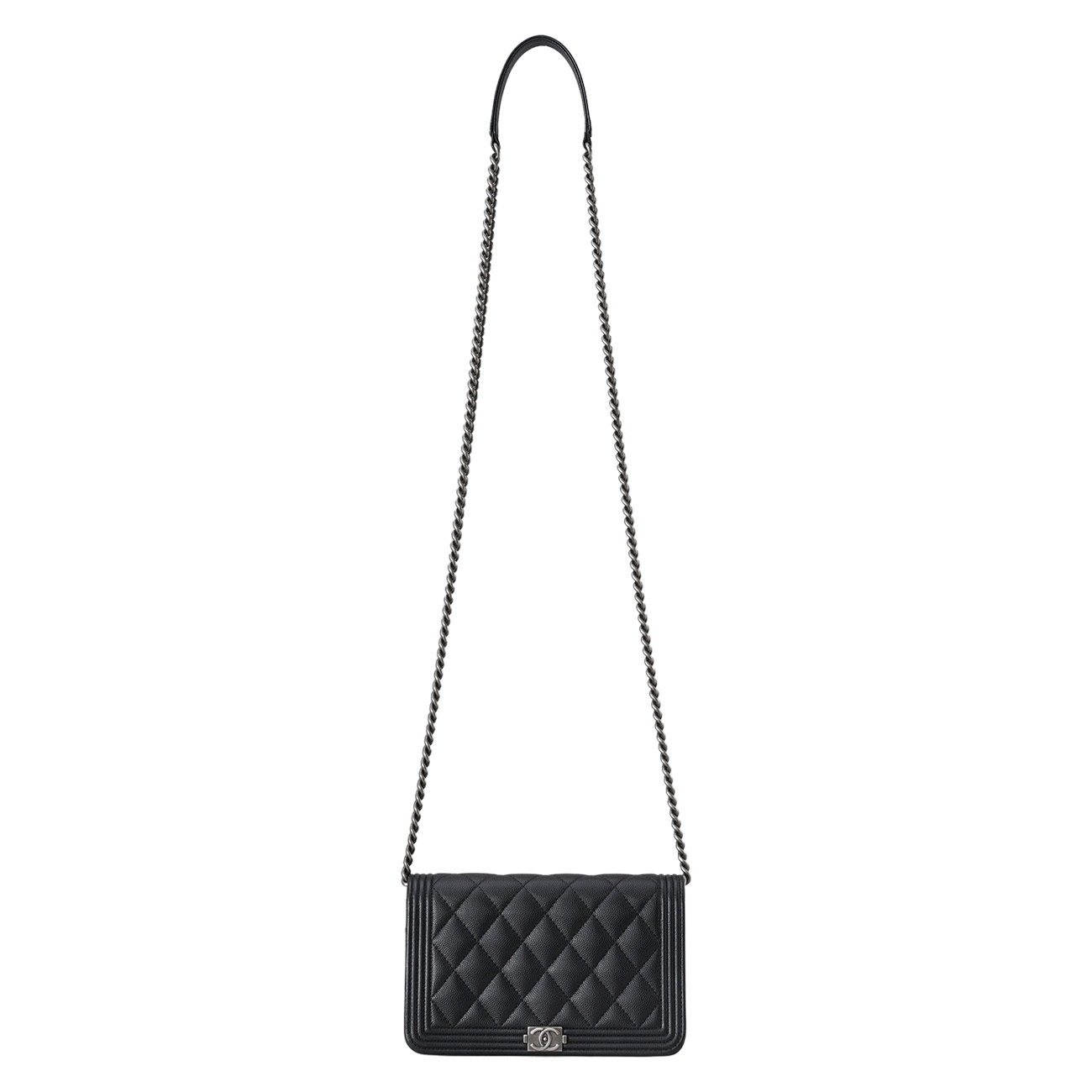 CHANEL(USED)샤넬 캐비어 보이샤넬 WOC