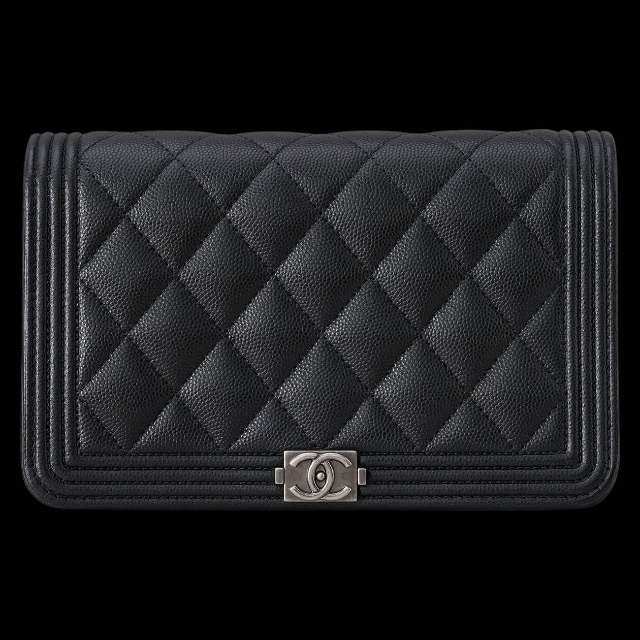 CHANEL(USED)샤넬 캐비어 보이샤넬 WOC