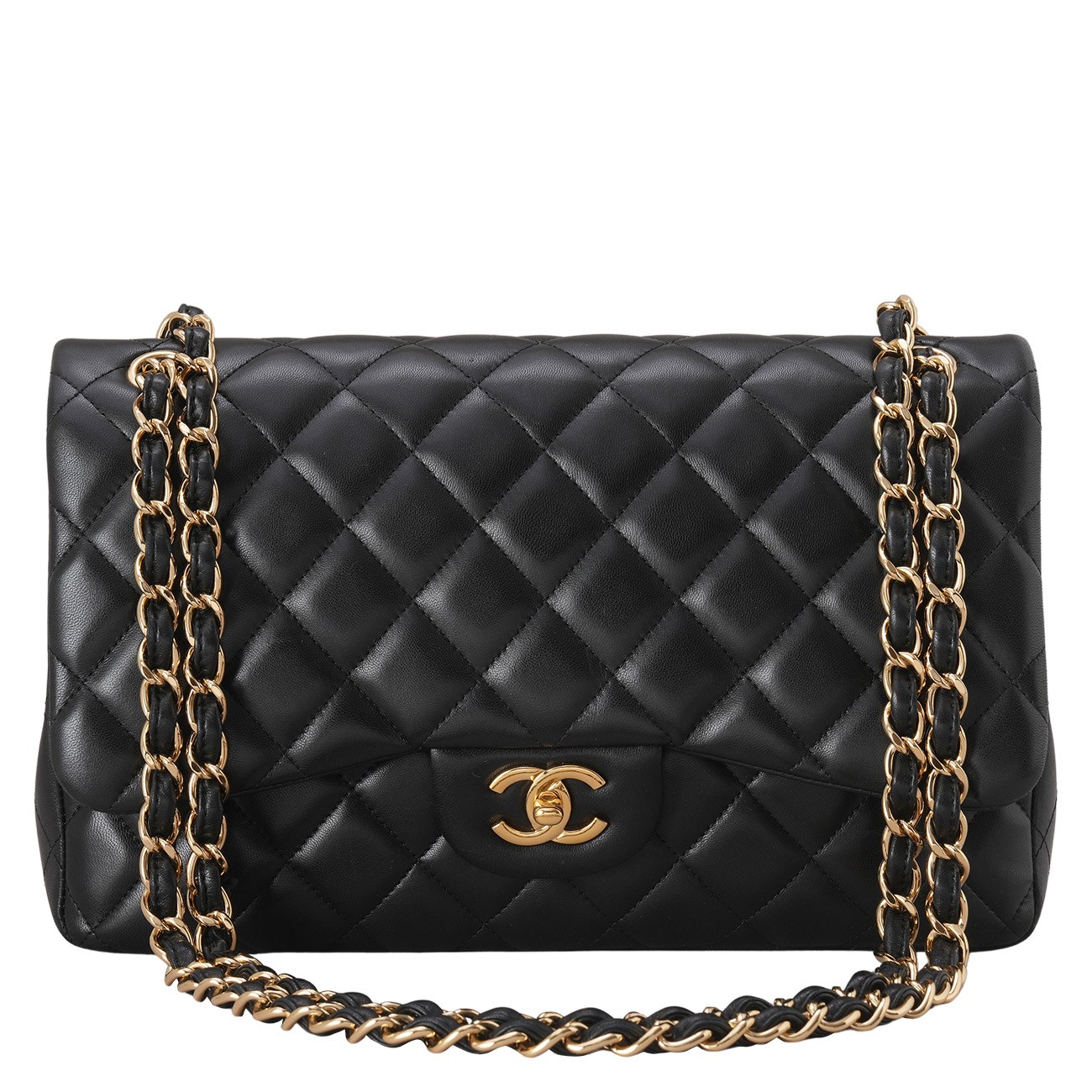 CHANEL(USED)샤넬 램스킨 클래식 라지 플랩백