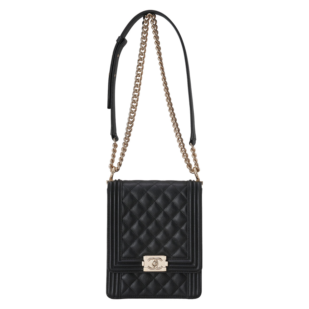 CHANEL(USED)샤넬 AS0130 캐비어 보이샤넬 사첼백