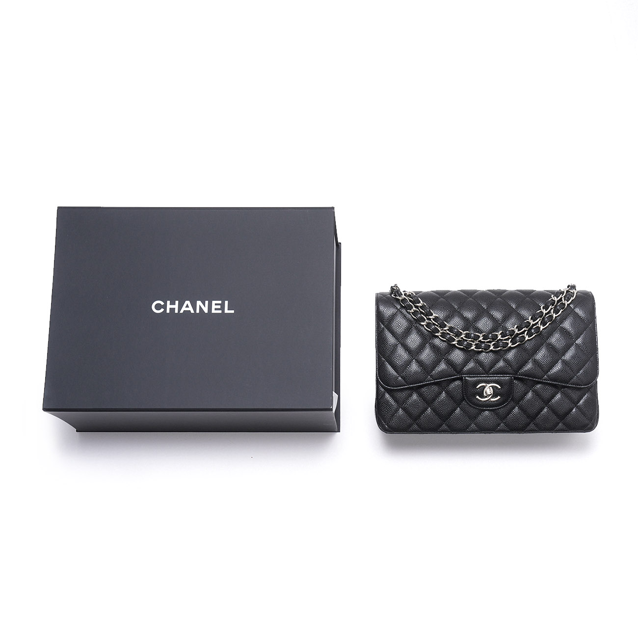 CHANEL(USED)샤넬 캐비어 클래식 라지 플랩백