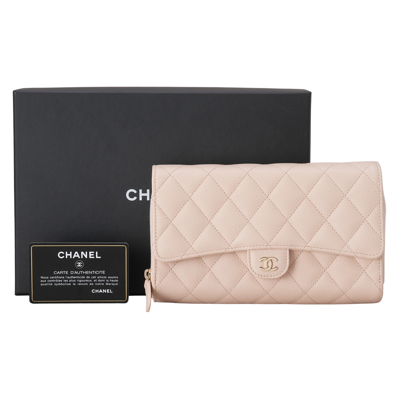 CHANEL(USED)샤넬 캐비어 클래식 투웨이 폰홀더 WOC
