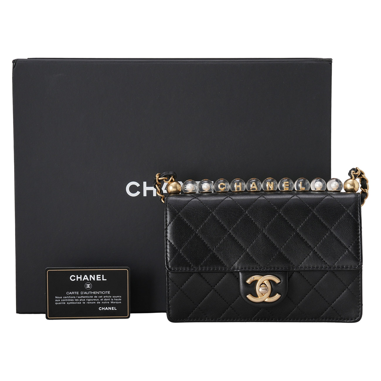 CHANEL(USED)샤넬 AS0585 시즌 탑 체인 플랩백
