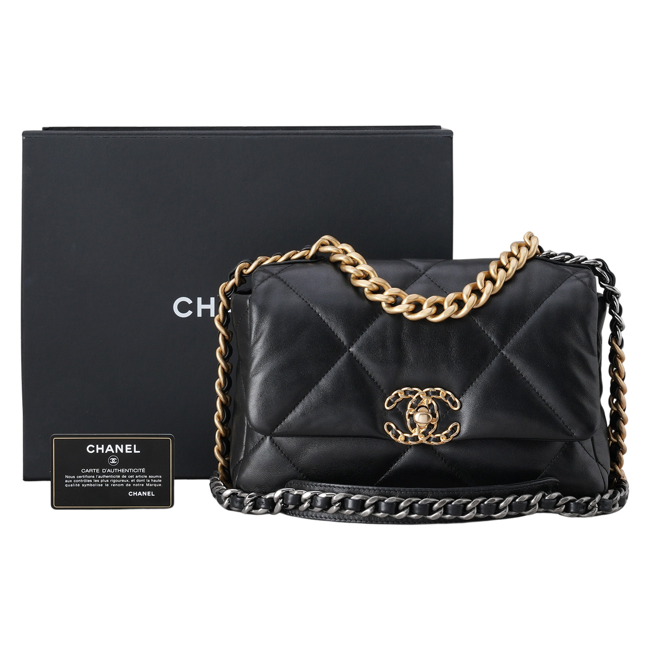CHANEL(USED)샤넬 19백 미듐