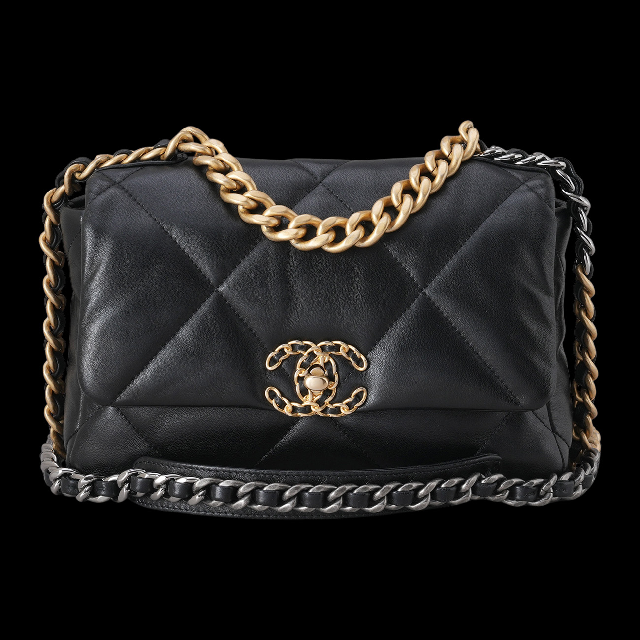 CHANEL(USED)샤넬 19백 미듐