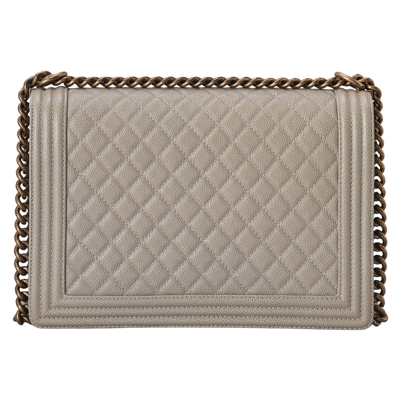 CHANEL(USED)샤넬 캐비어 보이샤넬 라지