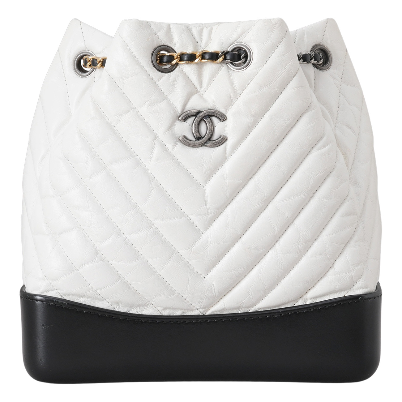 CHANEL(USED)샤넬 가브리엘 쉐브론 백팩 스몰