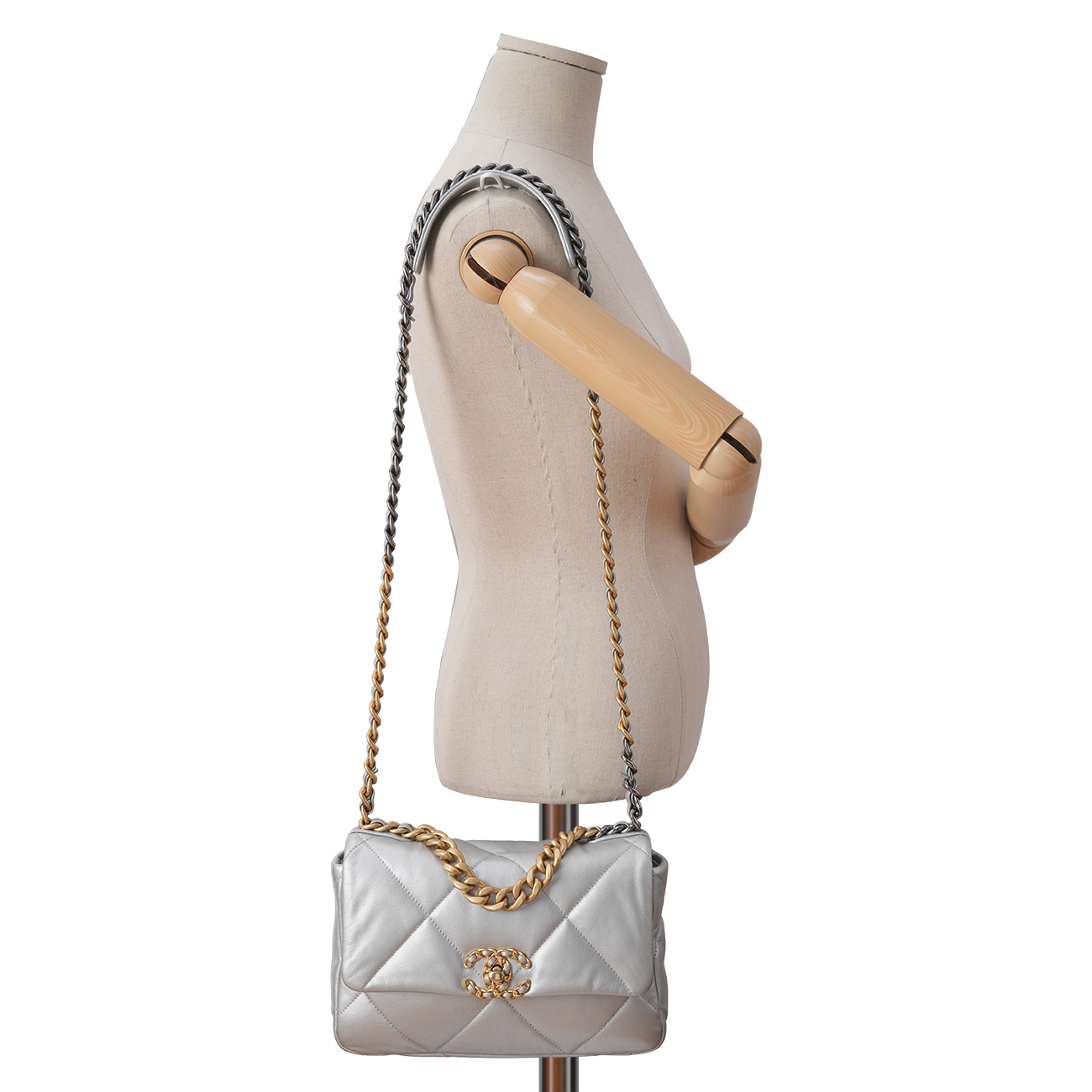 CHANEL(USED)샤넬 19백 미듐