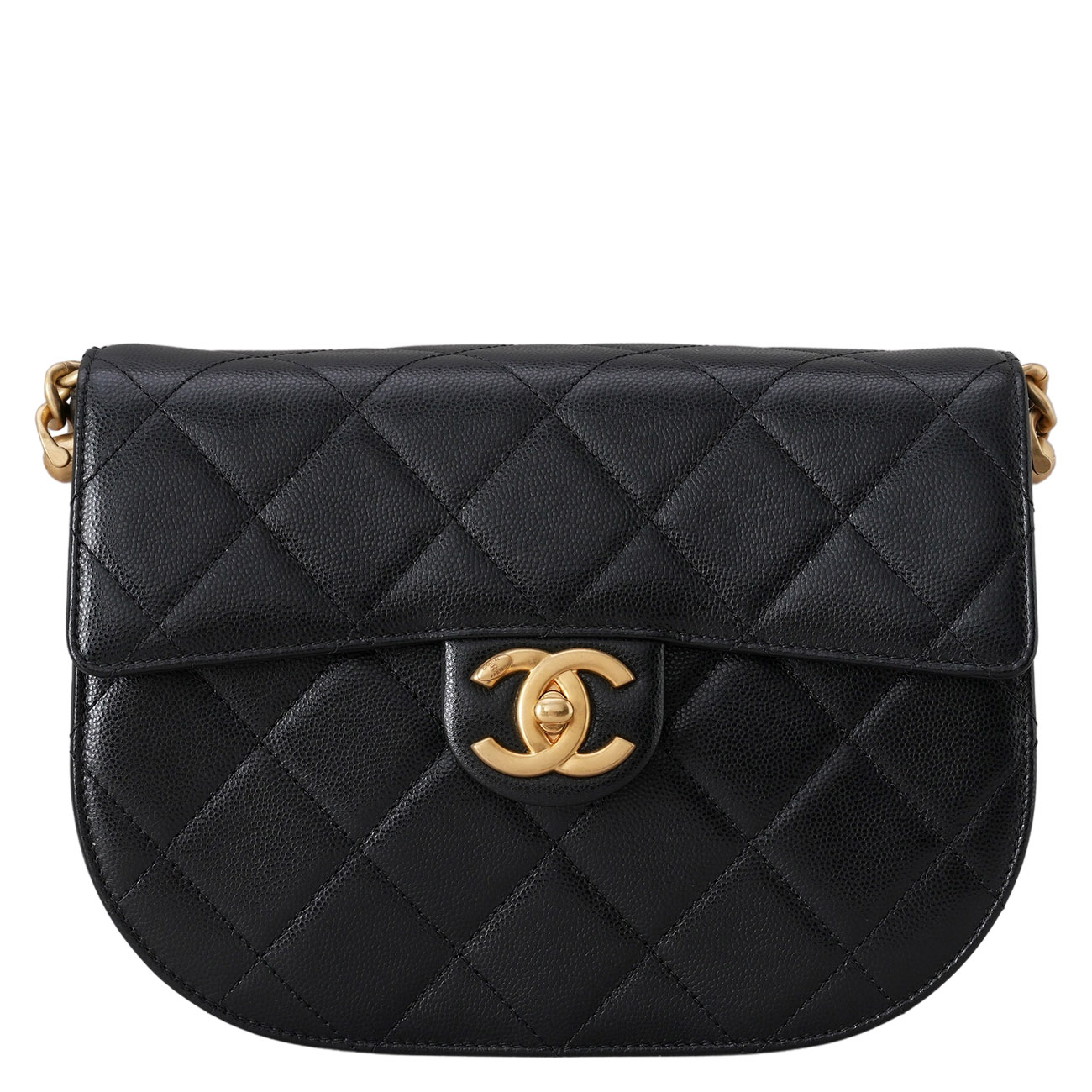 CHANEL(USED)샤넬 AS2485 시즌 캐비어 메신저백 스몰