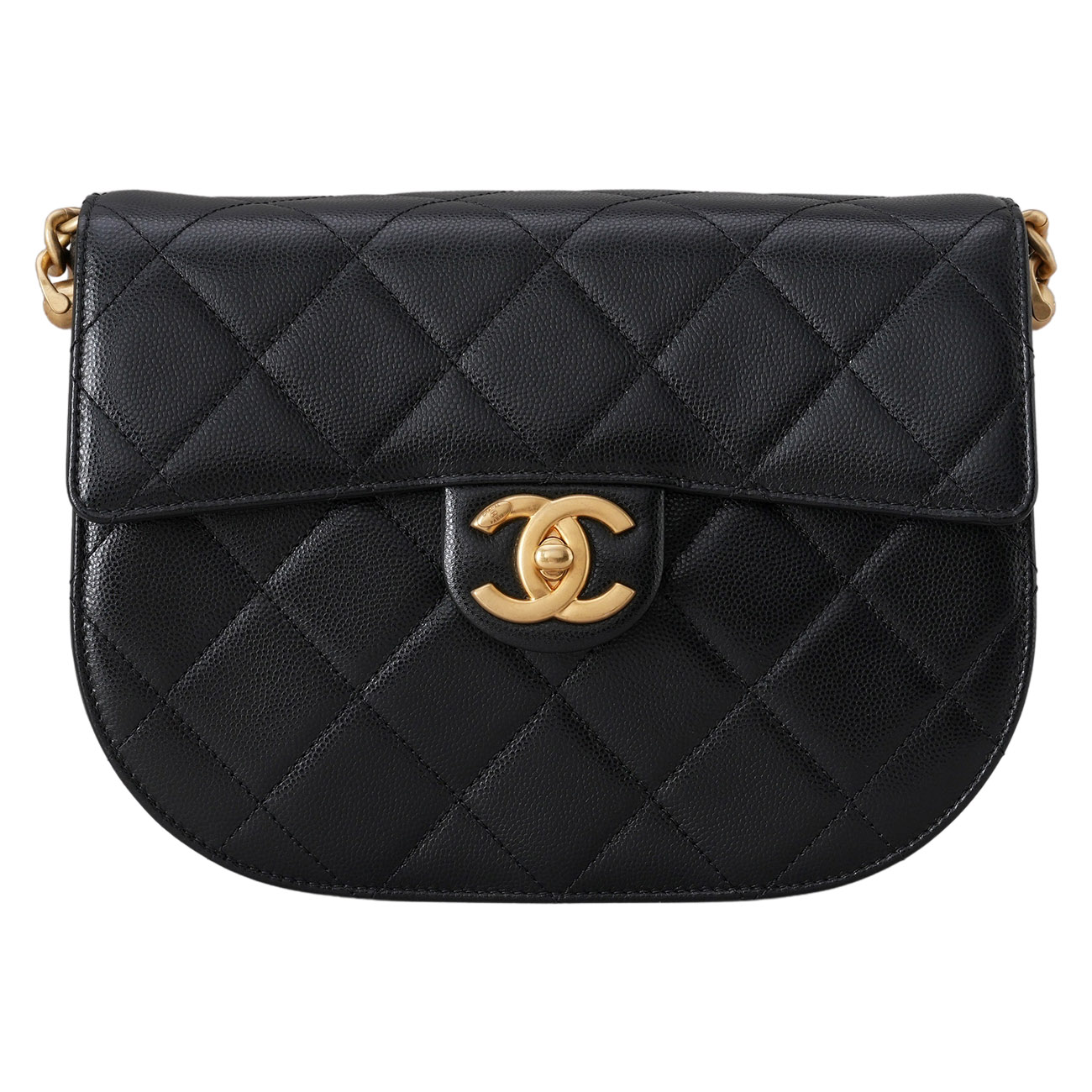 CHANEL(USED)샤넬 AS2485 시즌 캐비어 메신저백 스몰