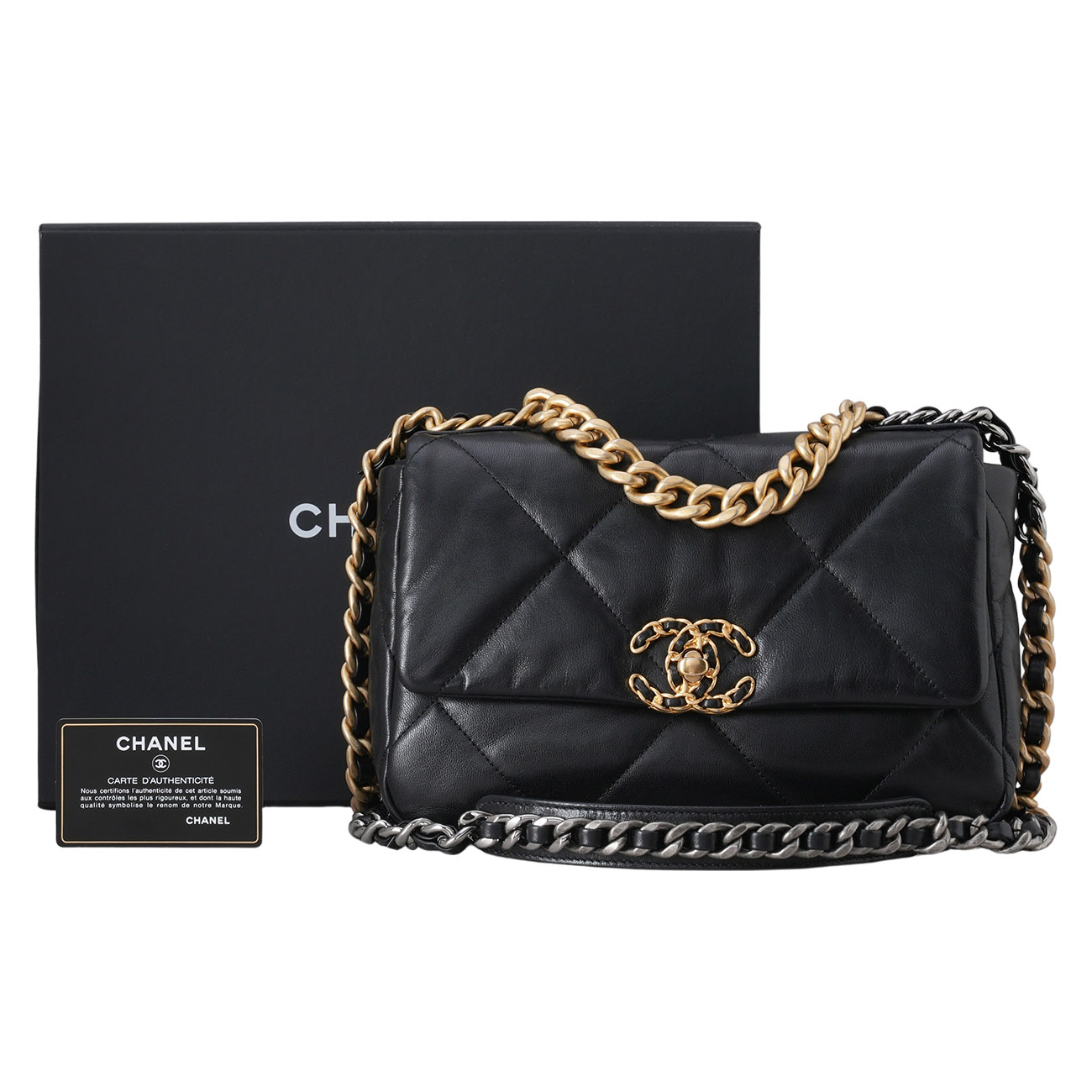 CHANEL(USED)샤넬 19백 미듐