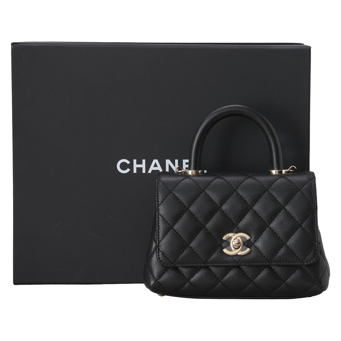 CHANEL(USED)샤넬 캐비어 코코핸들 미니