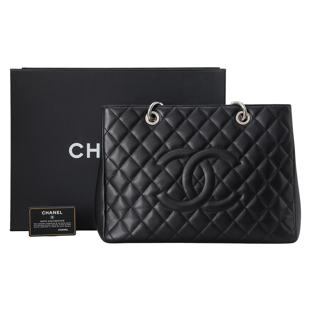 CHANEL(USED)샤넬 캐비어 그랜드샤핑