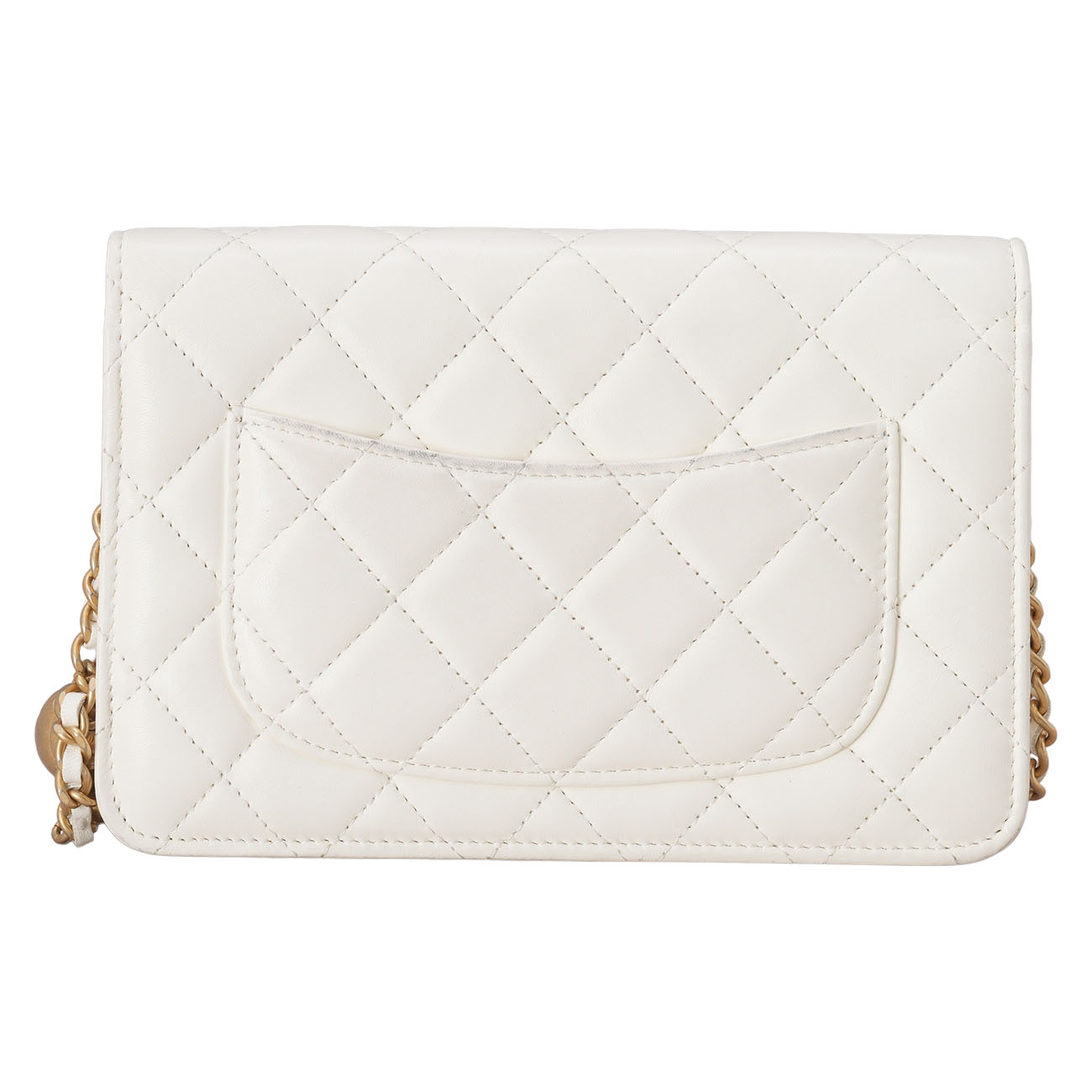 CHANEL(USED)샤넬 램스킨 클래식 WOC 골든볼