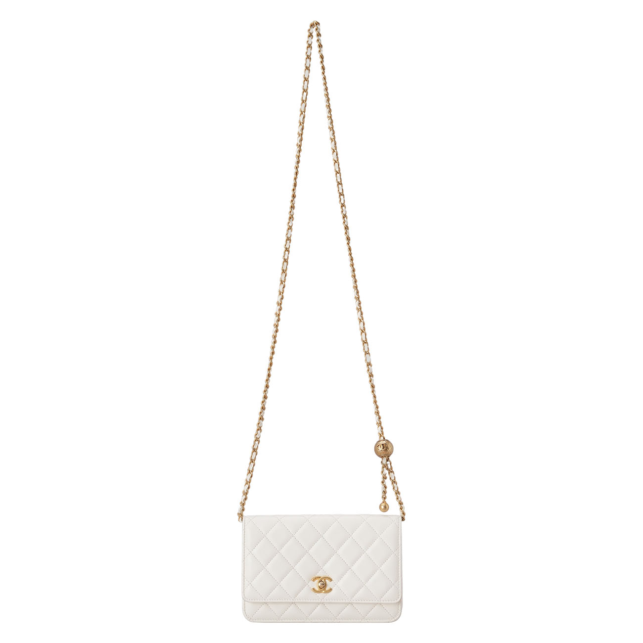 CHANEL(USED)샤넬 램스킨 클래식 WOC 골든볼