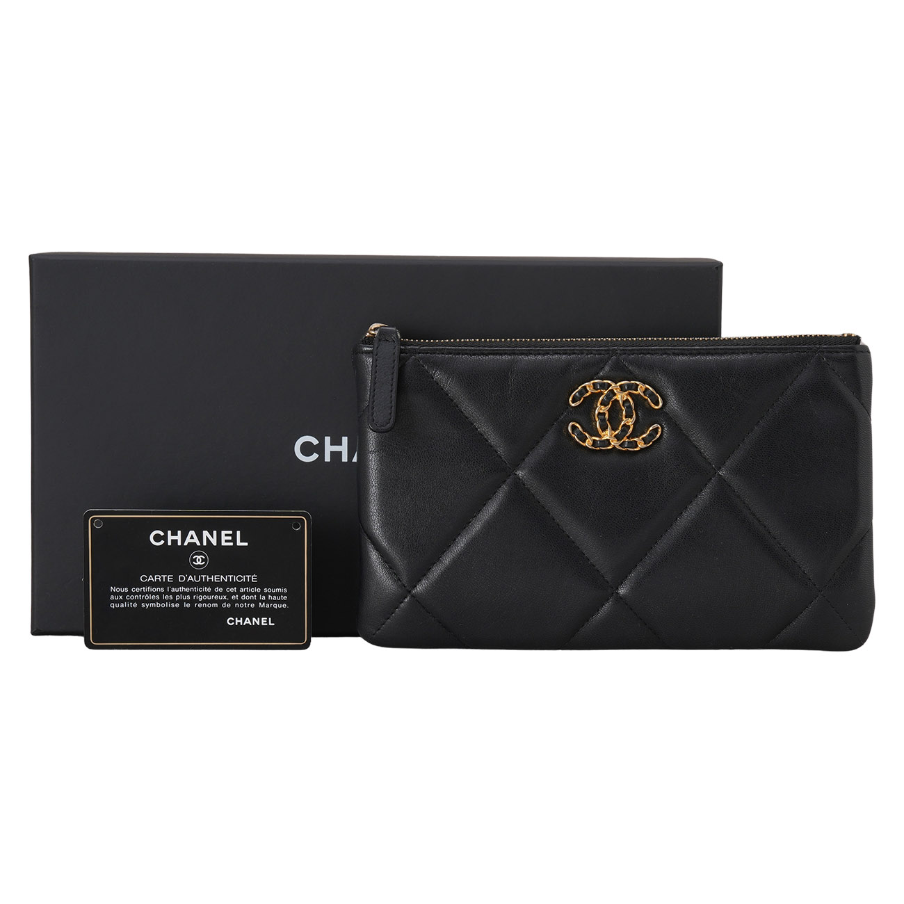 CHANEL(USED)샤넬 19 클러치 파우치