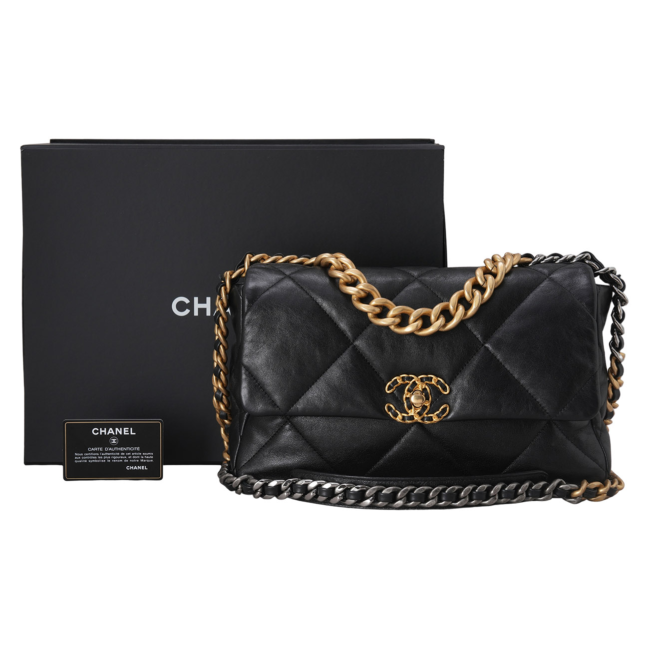 CHANEL(USED)샤넬 AS1161 19백 라지