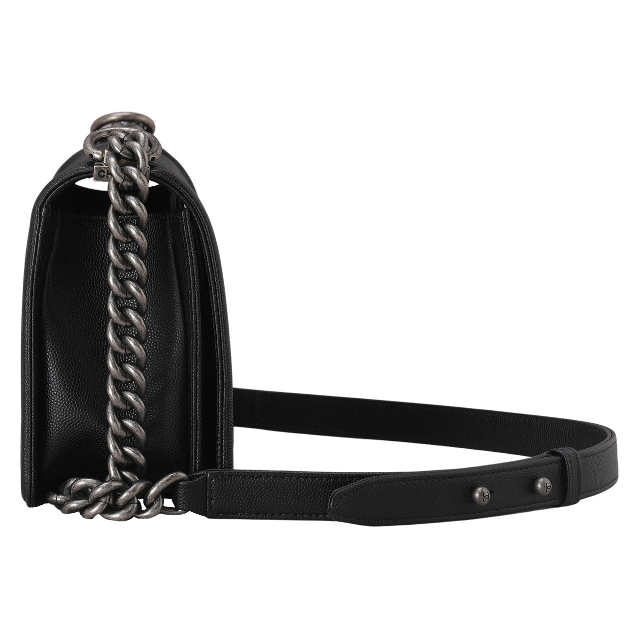 CHANEL(USED)샤넬 캐비어 보이샤넬 미듐