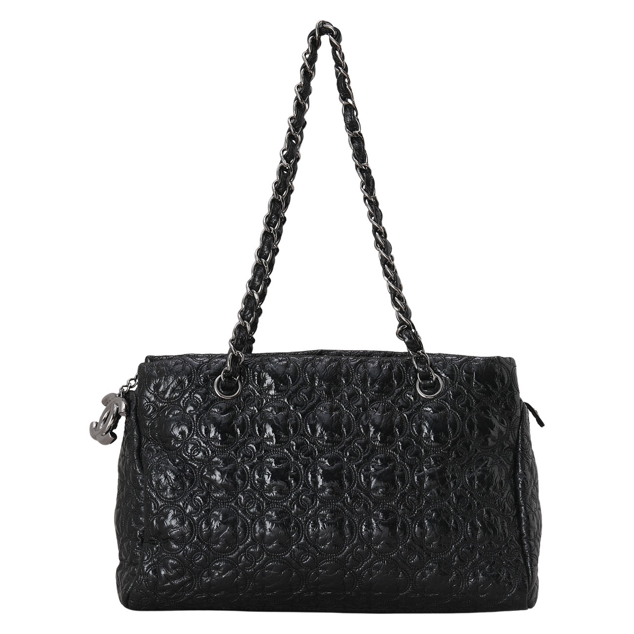 CHANEL(USED)샤넬 시즌 페이던트 체인 정방 숄더백