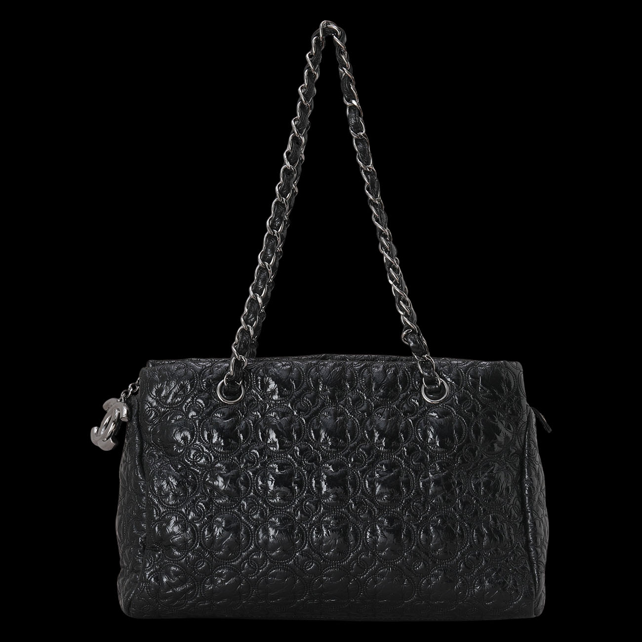 CHANEL(USED)샤넬 시즌 페이던트 체인 정방 숄더백