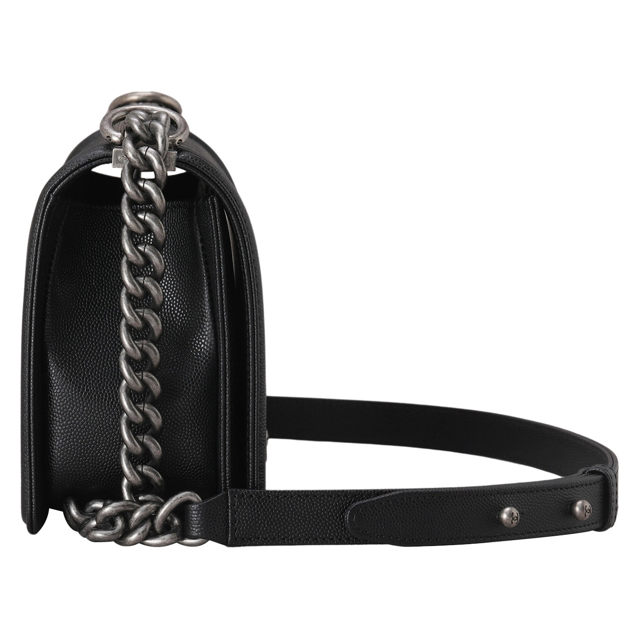 CHANEL(USED)샤넬 캐비어 보이샤넬 미듐 플랩백