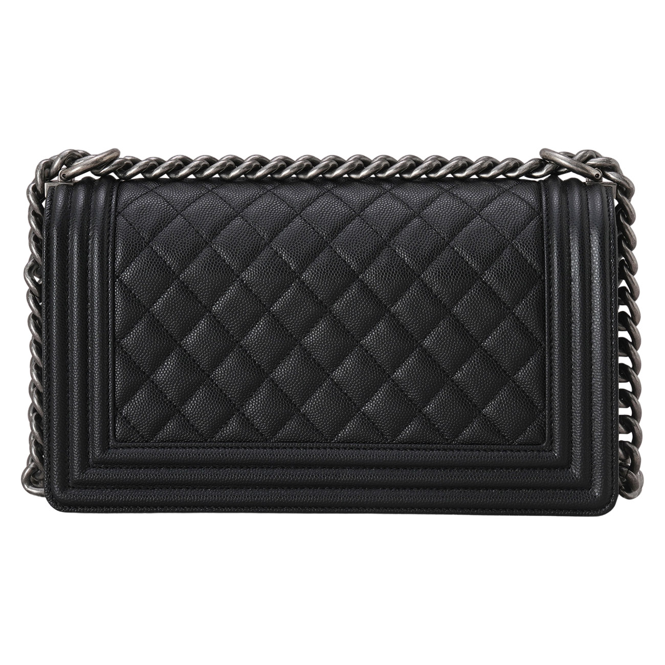 CHANEL(USED)샤넬 캐비어 보이샤넬 미듐 플랩백