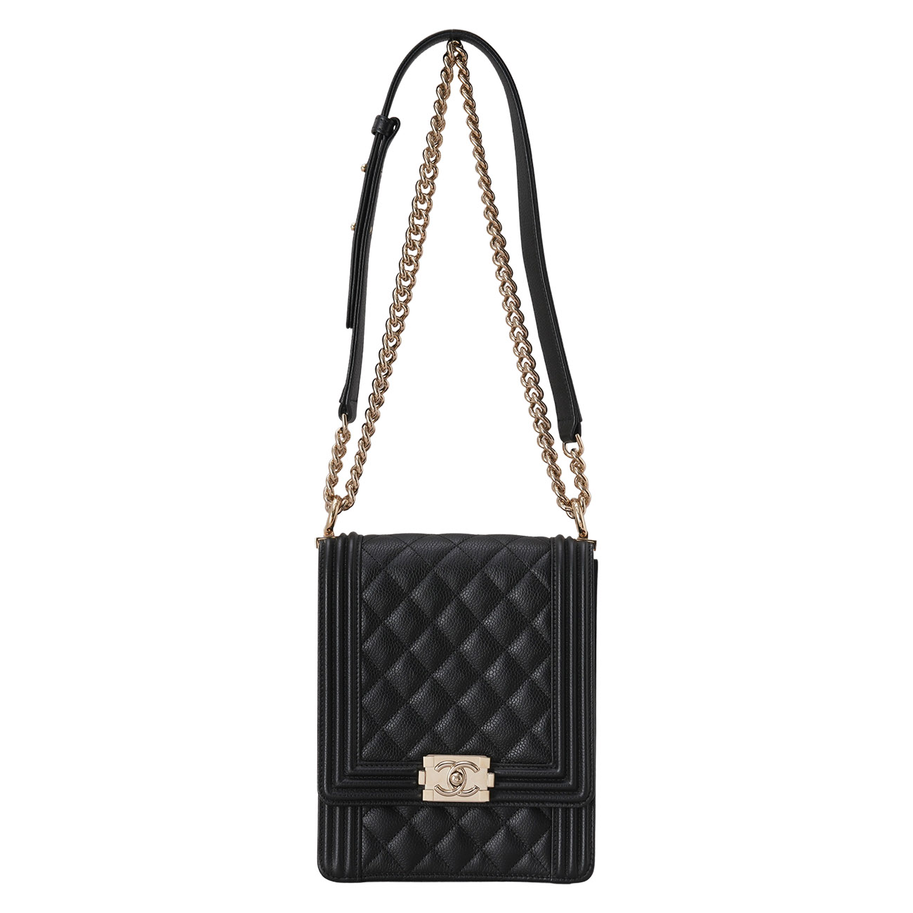 CHANEL(USED)샤넬 캐비어 보이샤넬 사첼백