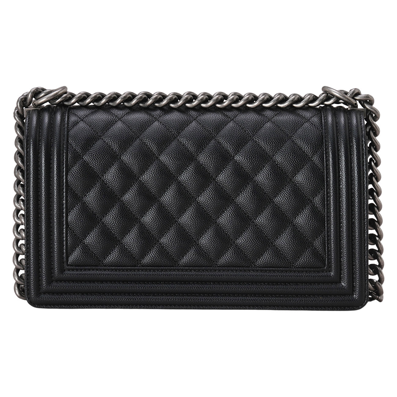 CHANEL(USED)샤넬 캐비어 보이샤넬 미듐 플랩백