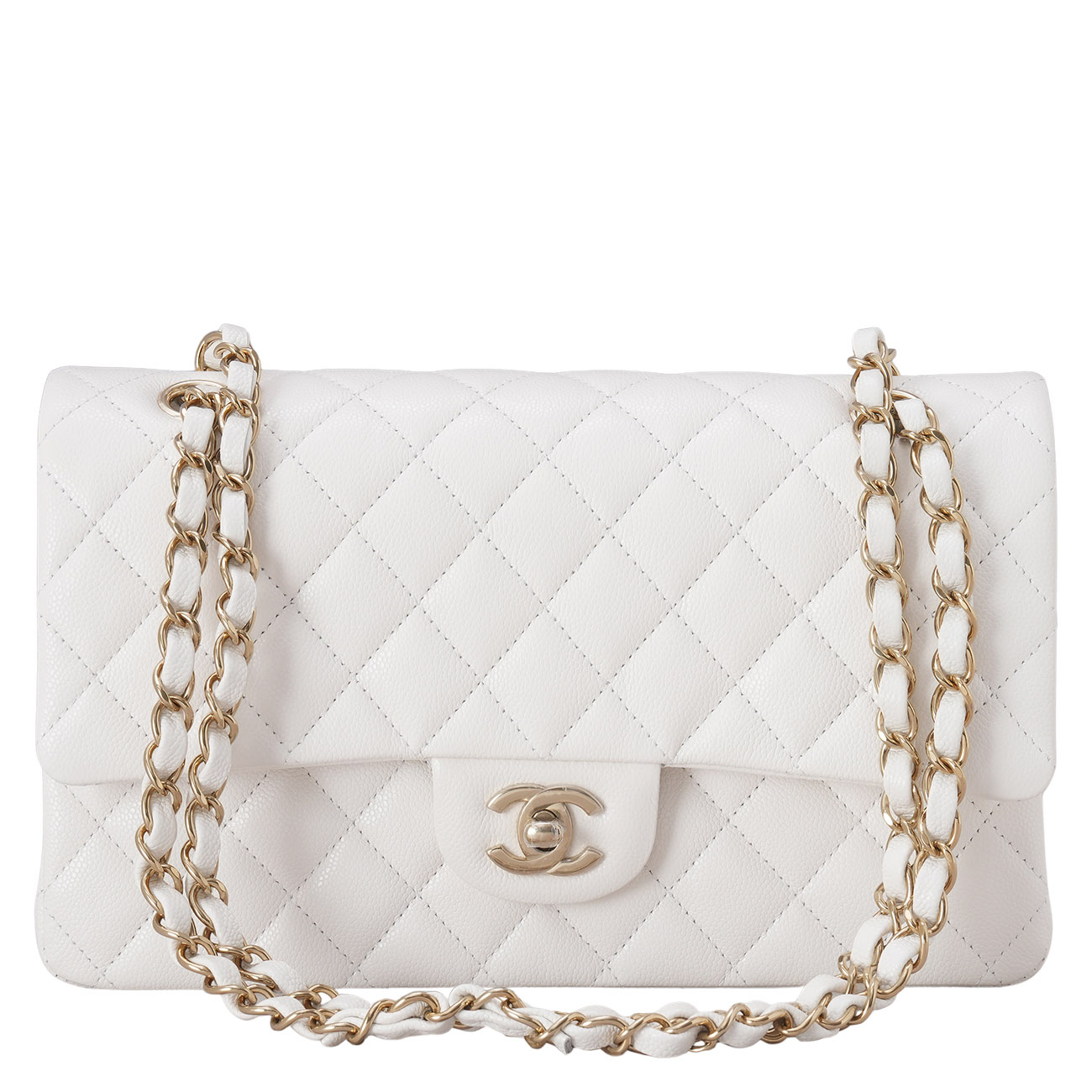 CHANEL(USED)샤넬 캐비어 클래식 미듐 플랩백