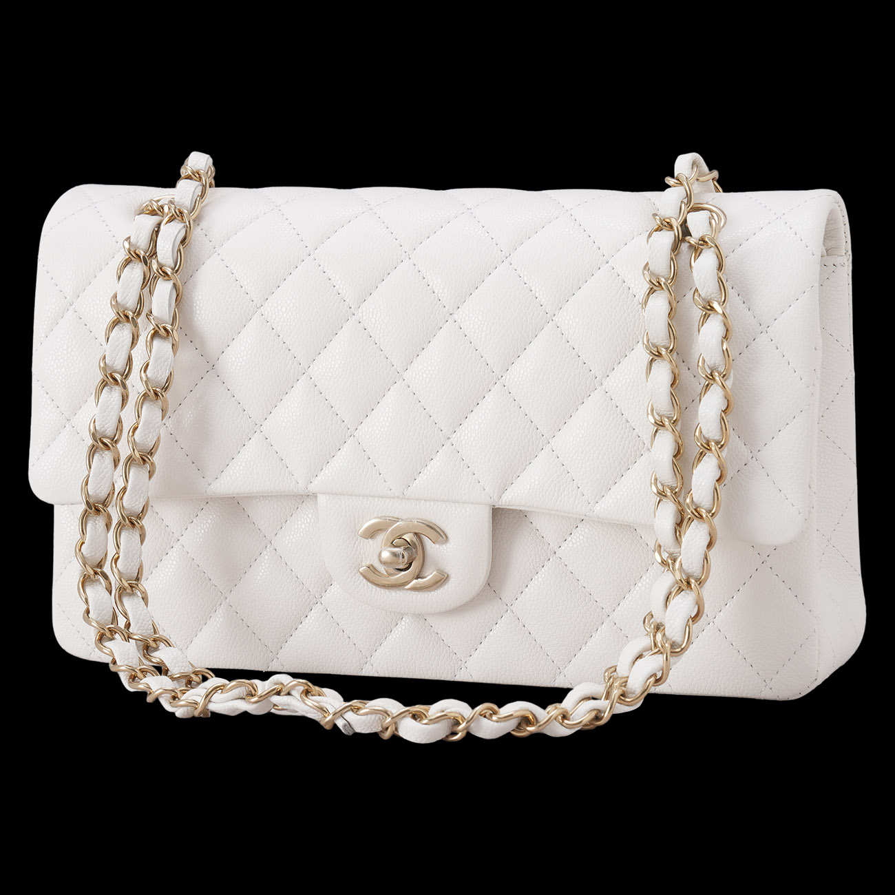 CHANEL(USED)샤넬 캐비어 클래식 미듐 플랩백