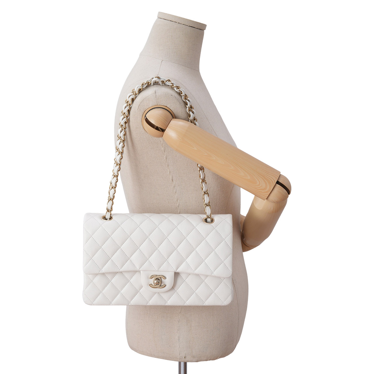 CHANEL(USED)샤넬 캐비어 클래식 미듐 플랩백