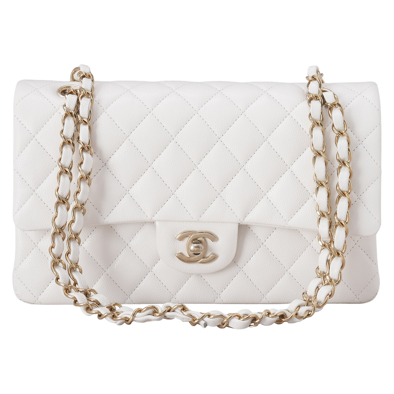CHANEL(USED)샤넬 캐비어 클래식 미듐 플랩백