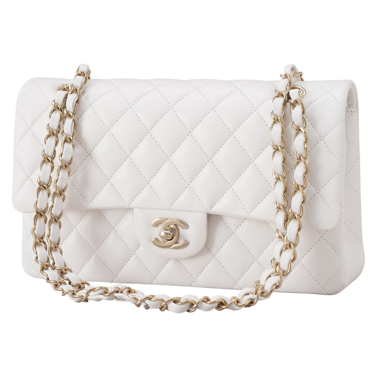 CHANEL(USED)샤넬 캐비어 클래식 미듐 플랩백