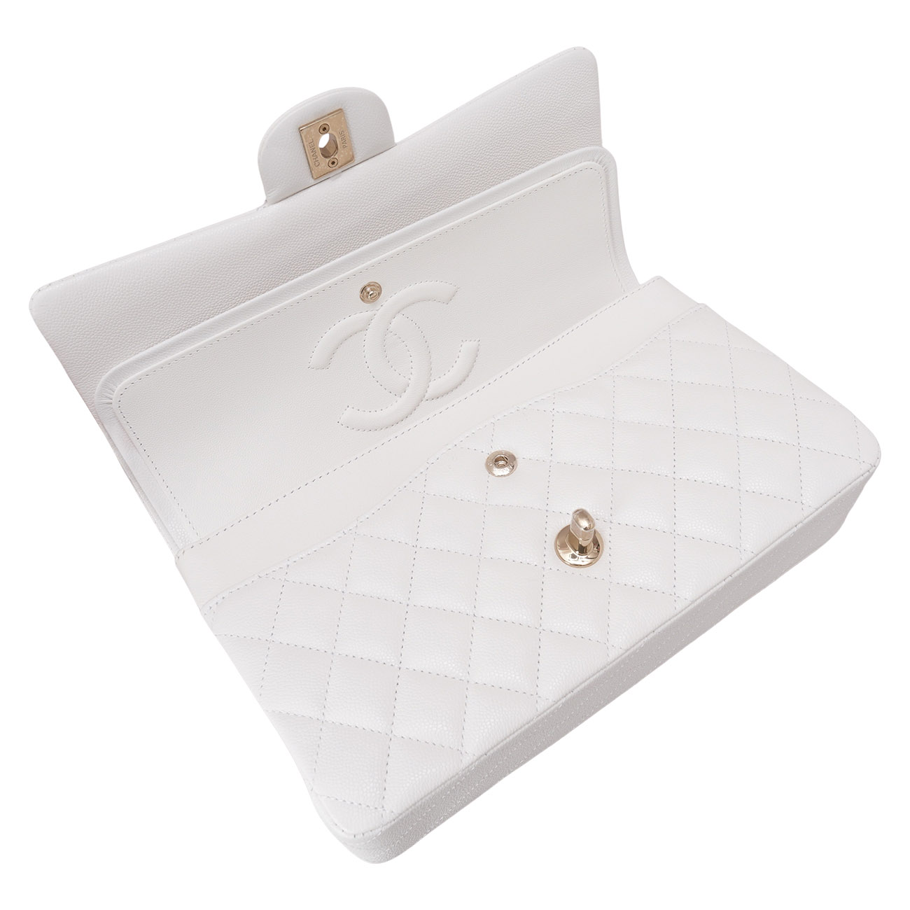 CHANEL(USED)샤넬 캐비어 클래식 미듐 플랩백