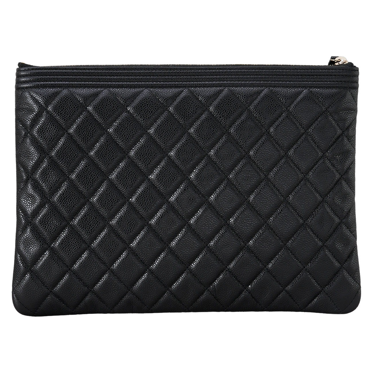 CHANEL(USED)샤넬 캐비어 보이샤넬 클러치 뉴미듐