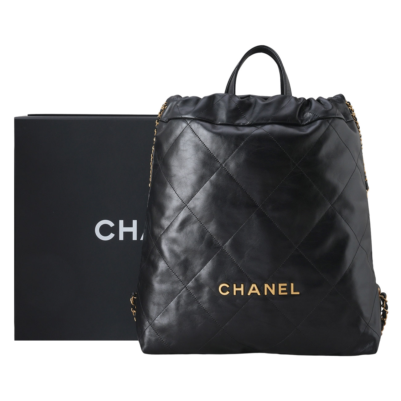 CHANEL(USED)샤넬 22백팩 미듐