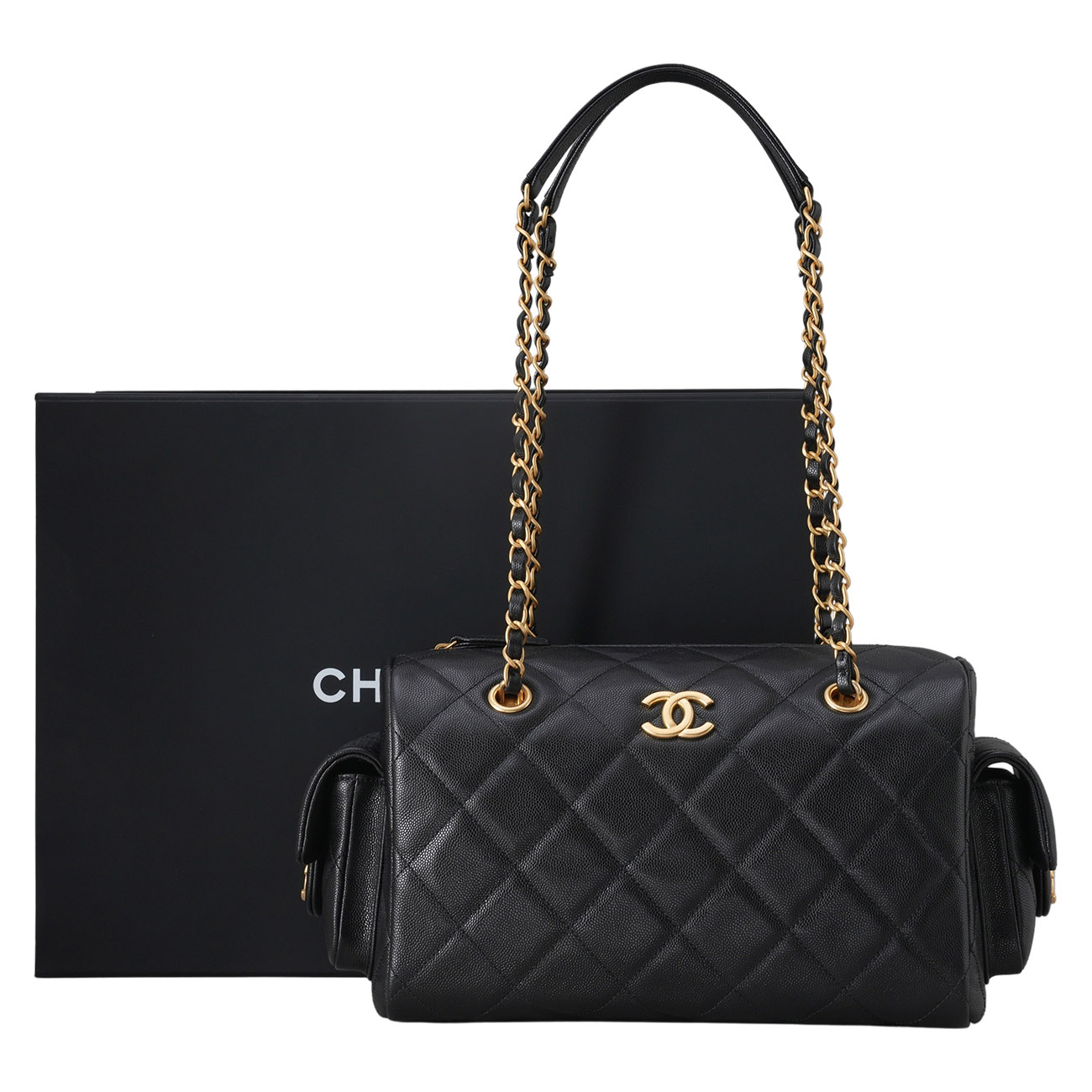 CHANEL(USED)샤넬 AS5791 캐비어 볼링백 라지