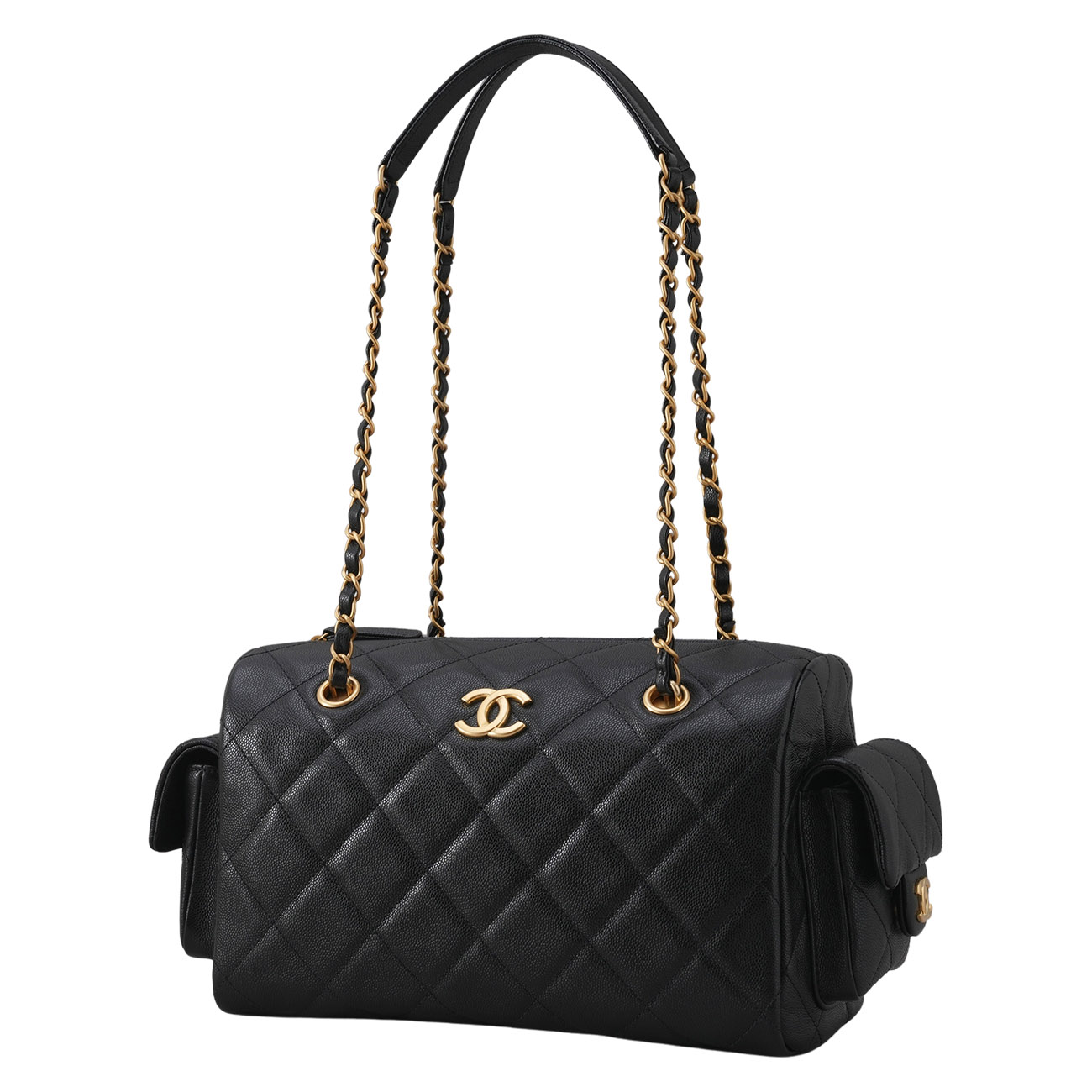CHANEL(USED)샤넬 AS5791 캐비어 볼링백 라지