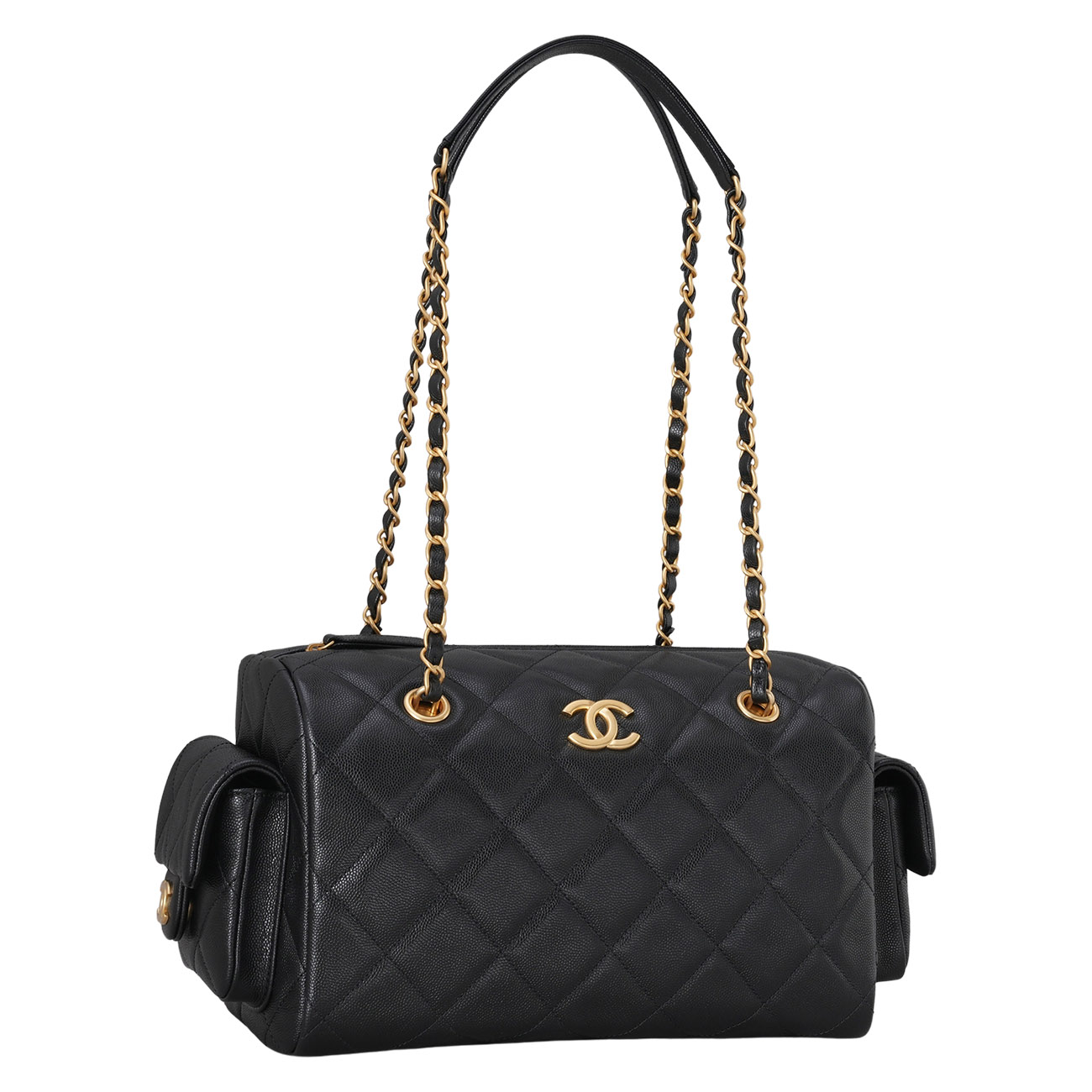 CHANEL(USED)샤넬 AS5791 캐비어 볼링백 라지