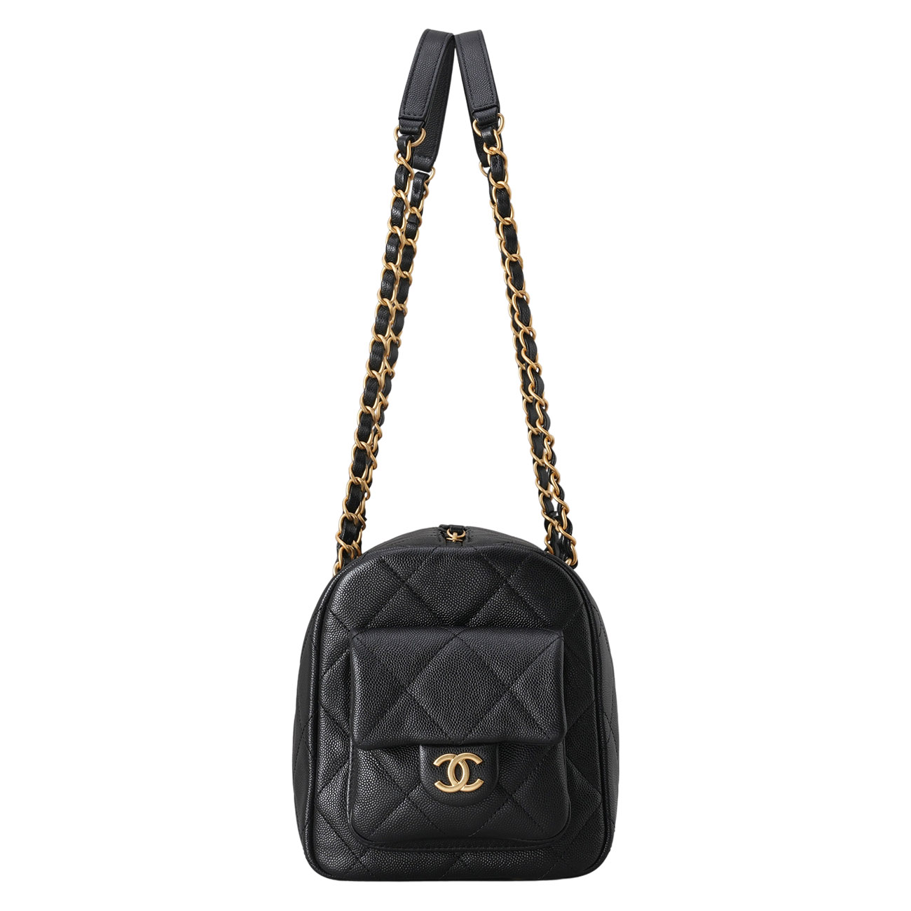 CHANEL(USED)샤넬 AS5791 캐비어 볼링백 라지