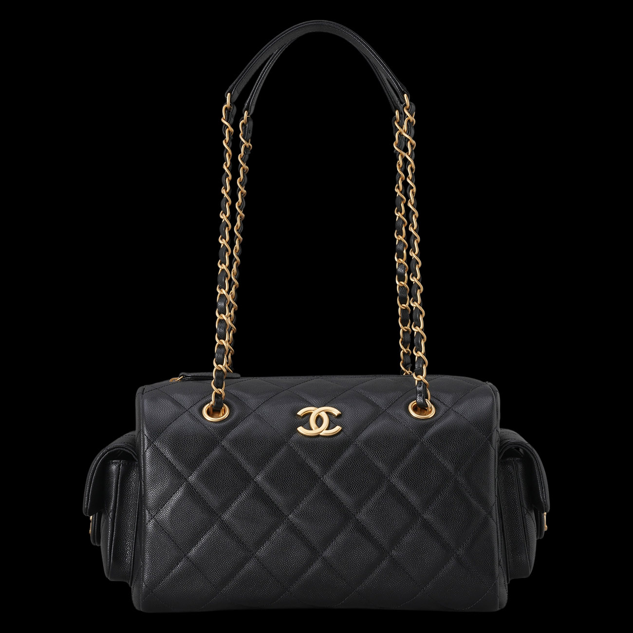 CHANEL(USED)샤넬 AS5791 캐비어 볼링백 라지