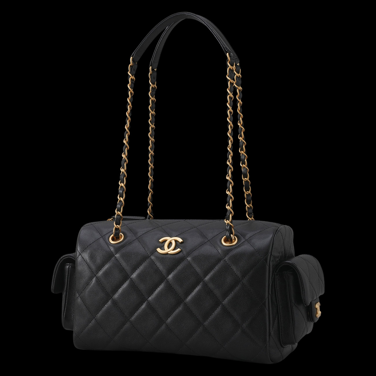 CHANEL(USED)샤넬 AS5791 캐비어 볼링백 라지