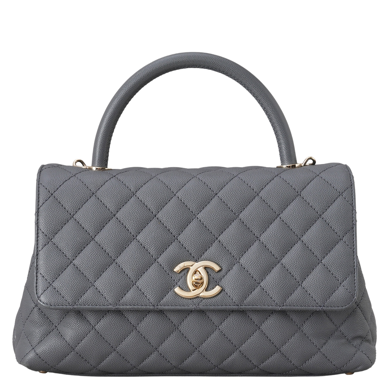 CHANEL(USED)샤넬 캐비어 코코핸들 미듐