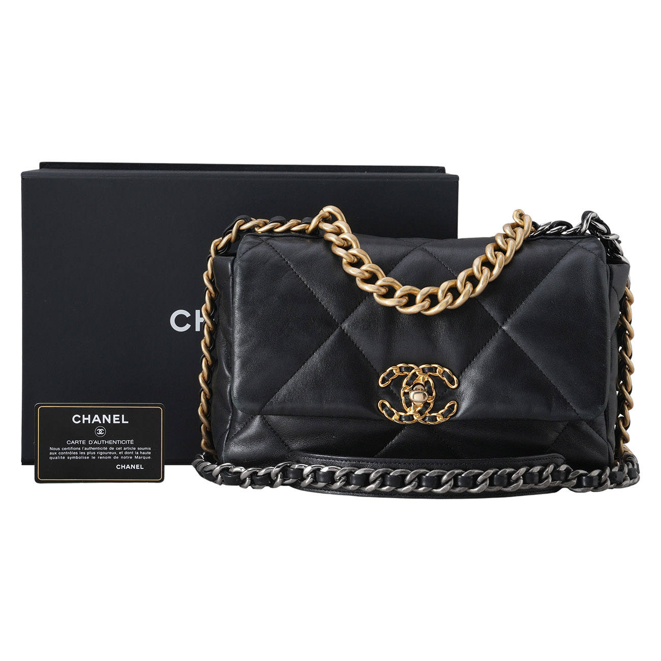 CHANEL(USED)샤넬 19백 미듐