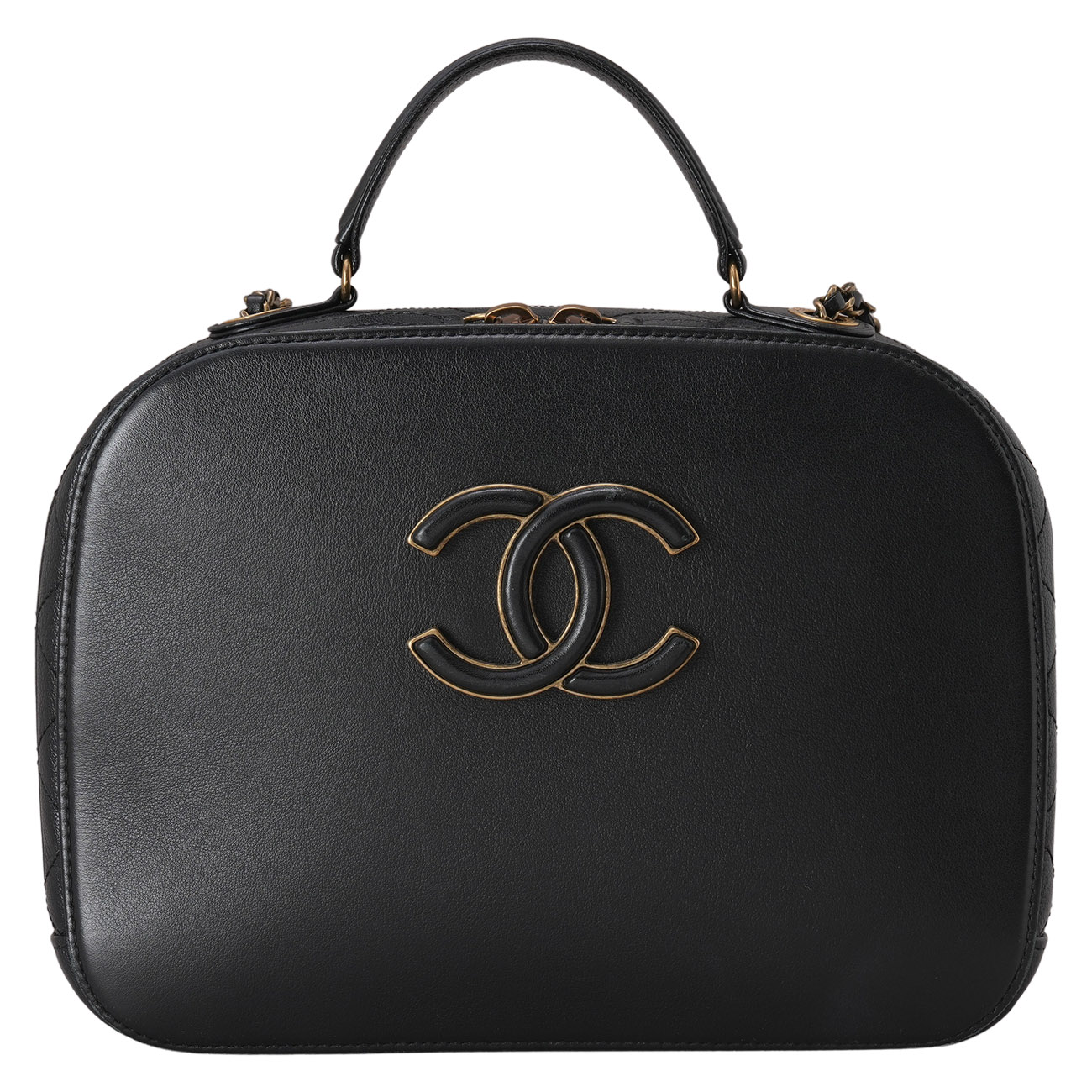 CHANEL(USED)샤넬 A93464 탑핸들 코스메틱 케이스