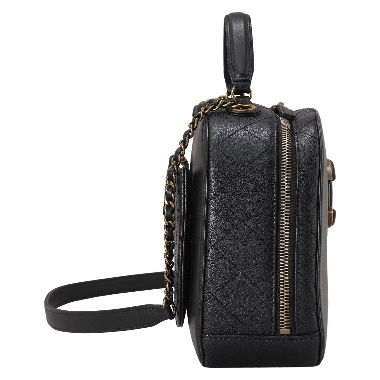 CHANEL(USED)샤넬 A93464 탑핸들 코스메틱 케이스
