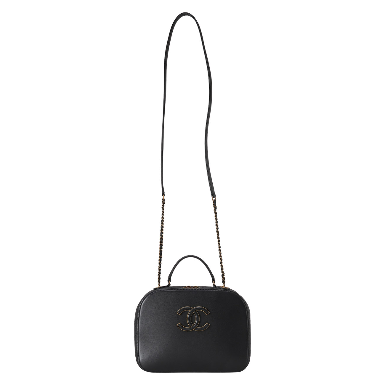 CHANEL(USED)샤넬 A93464 탑핸들 코스메틱 케이스